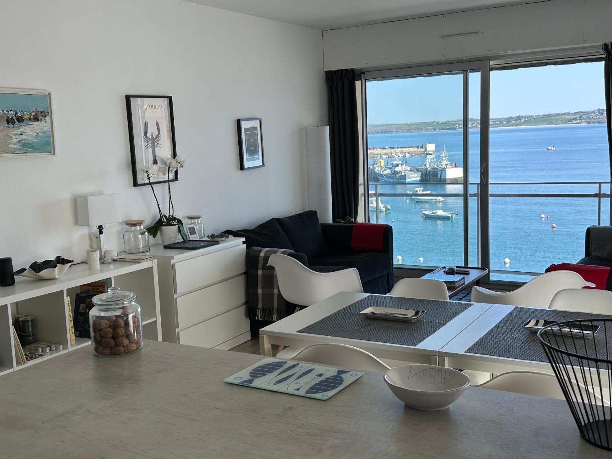 Appartement Design VIII - Port Rosmeur - Sublime Vue Mer Дуарнене Екстер'єр фото
