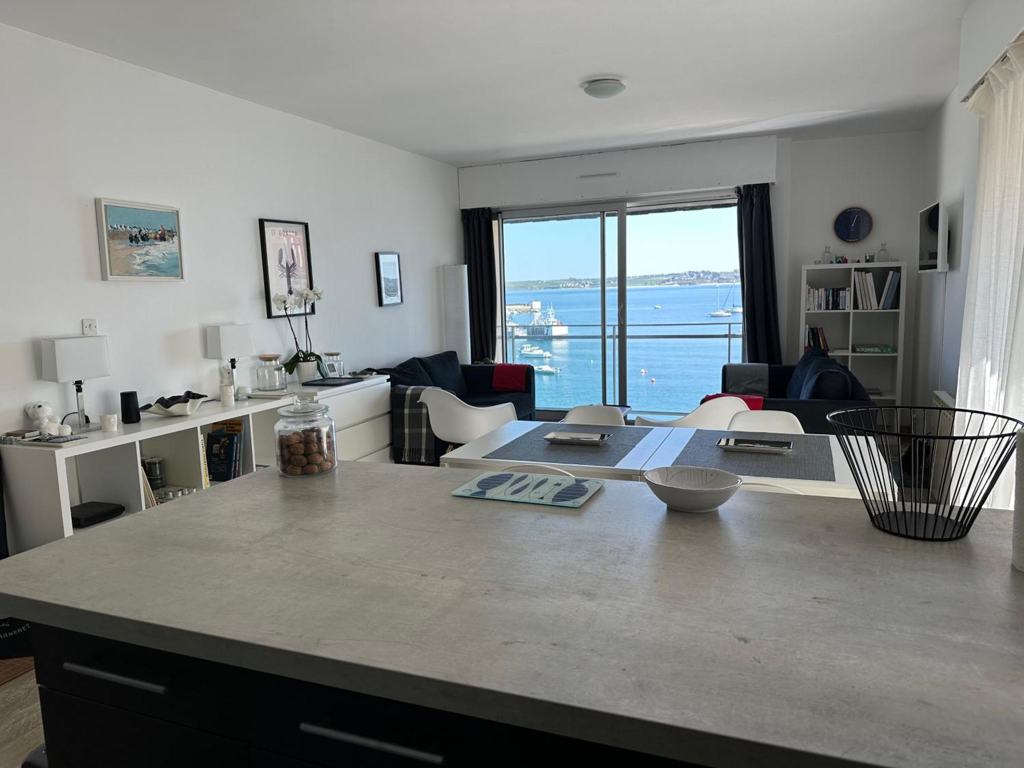 Appartement Design VIII - Port Rosmeur - Sublime Vue Mer Дуарнене Екстер'єр фото